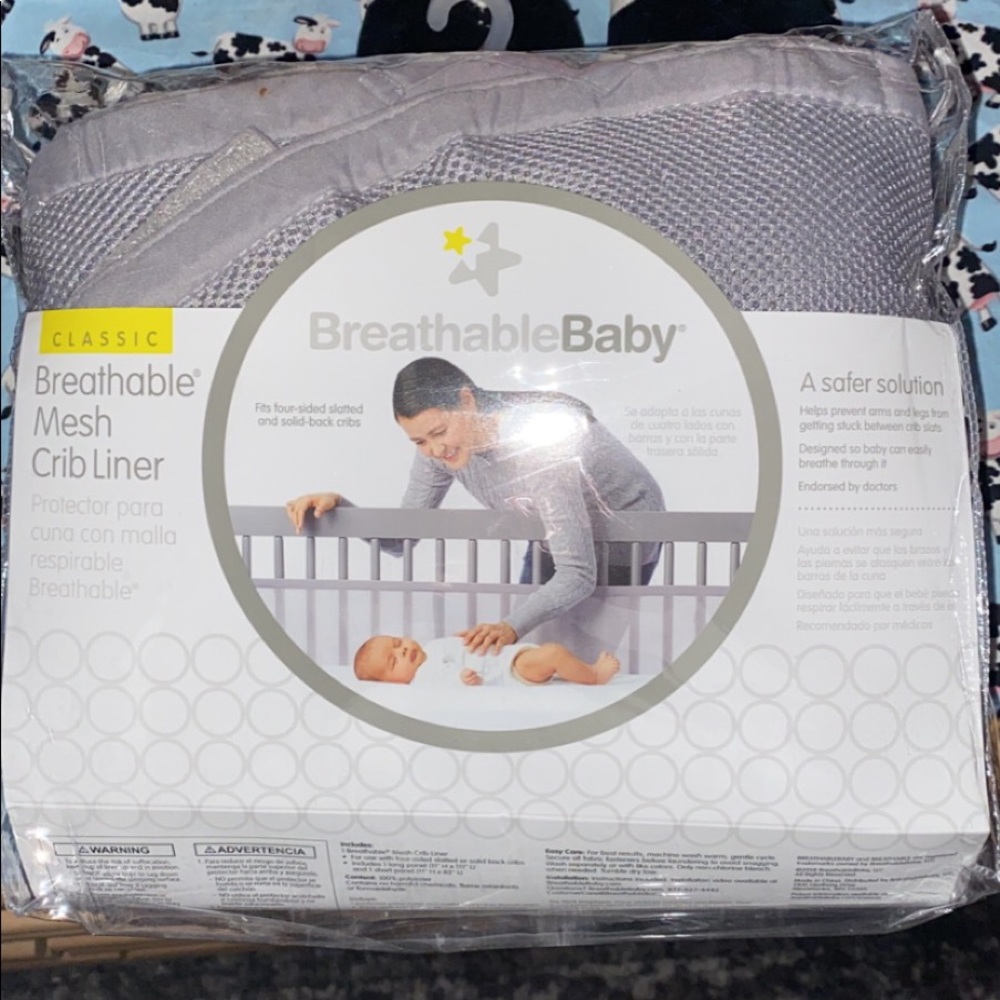 Baby breathable bumper pads